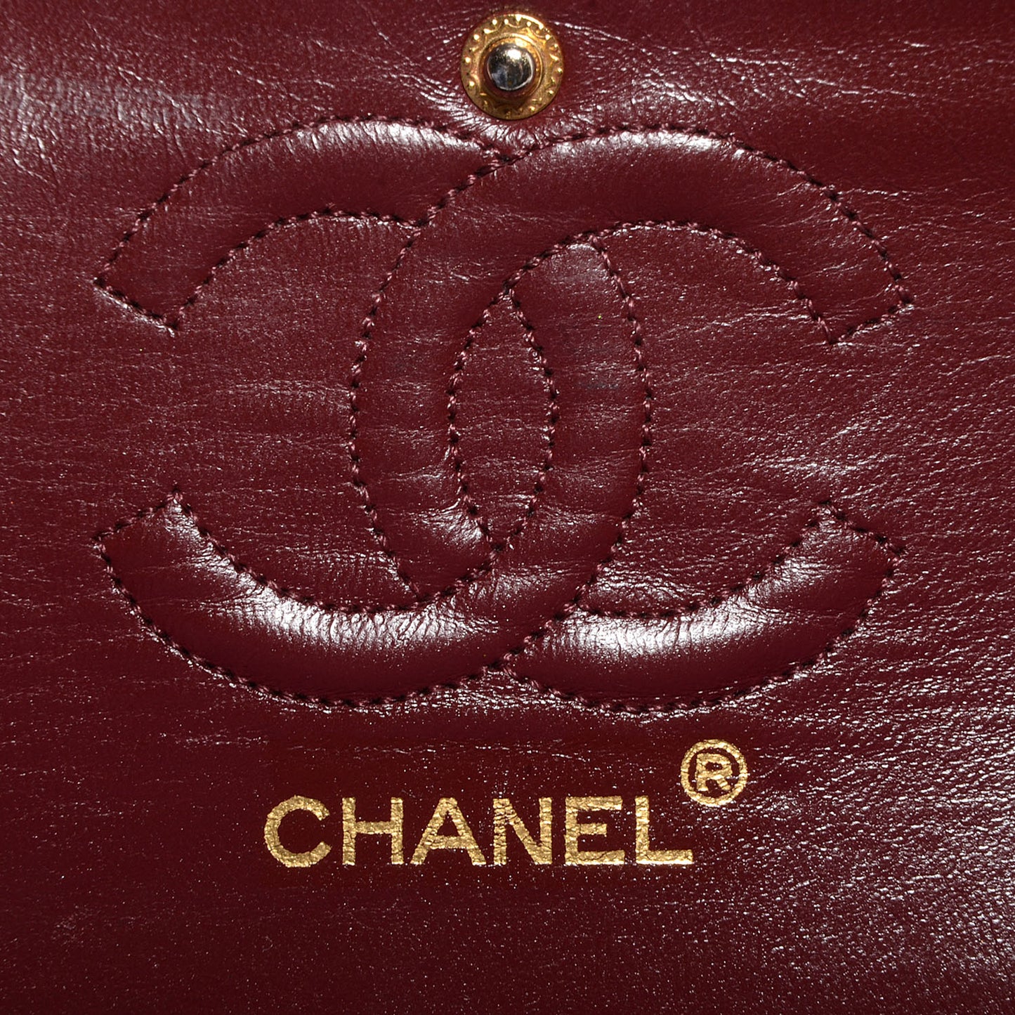 Lambskin Quilted Small Double Flap Black