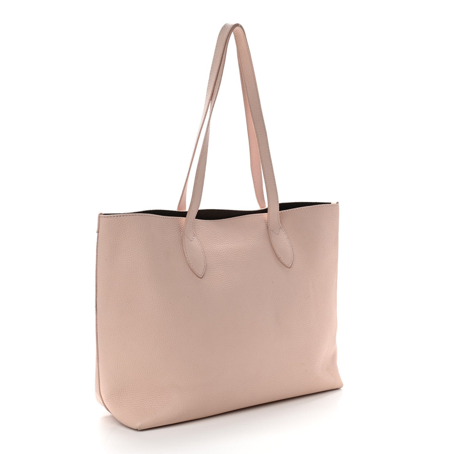 Grainy Calfskin Remington Tote Pale Ash Rose