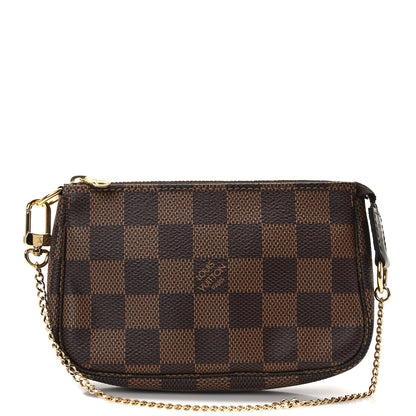 Louis Vuitton Damier Ebene Mini Pochette Accessories 1 of 9