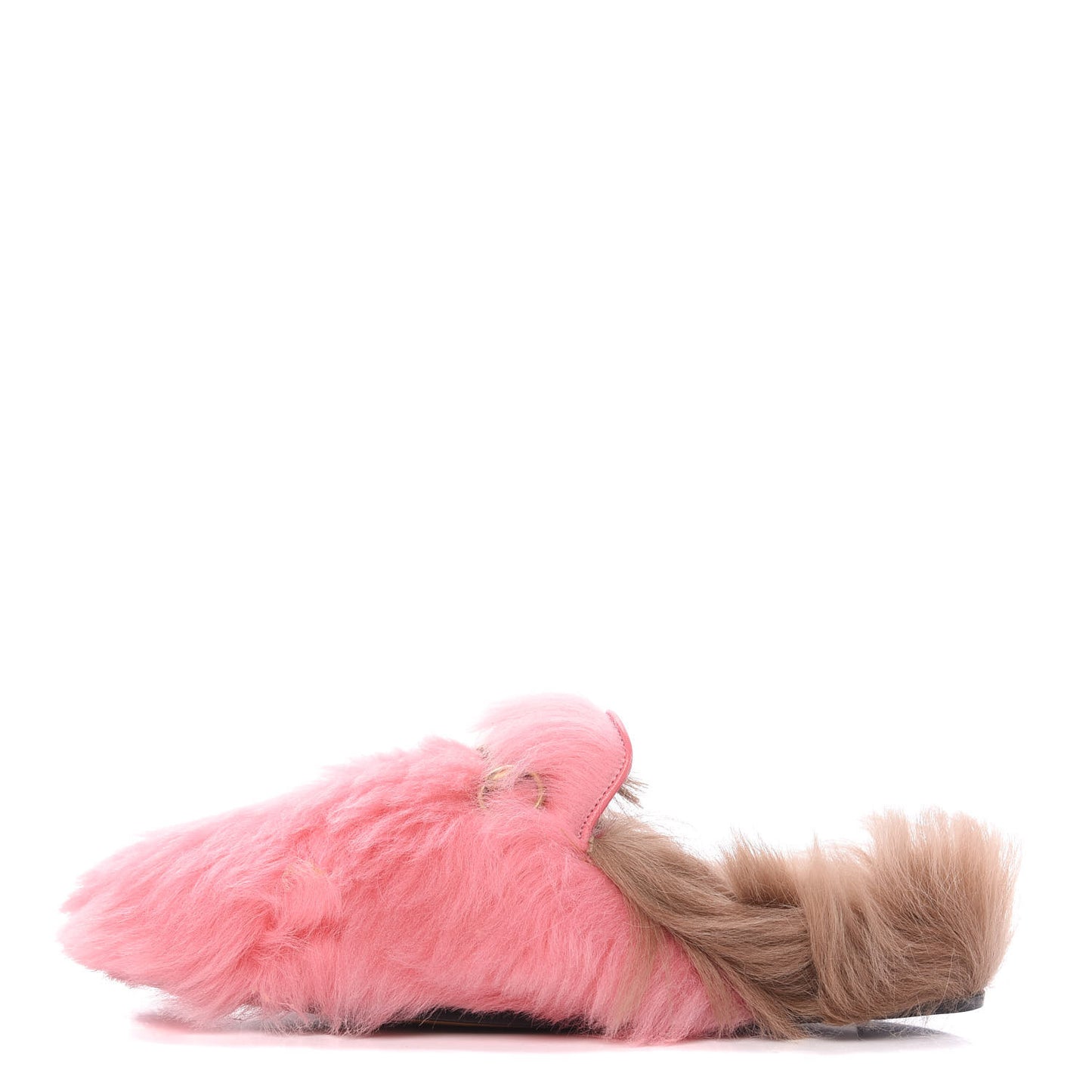 Merino Wool Womens Princetown Slippers 35.5 Pink