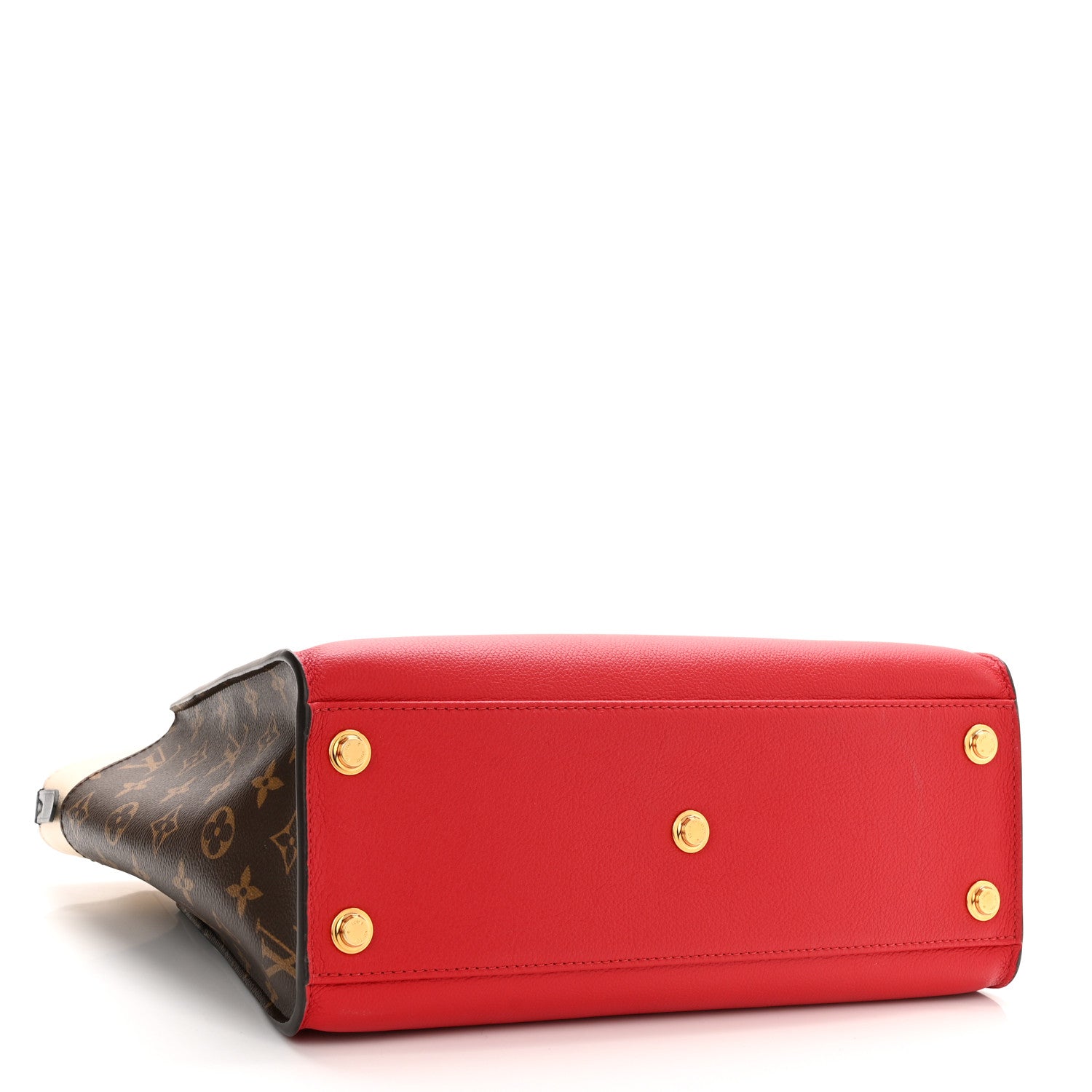 Louis Vuitton Calfskin Monogram On My Side Pirate Red 4 of 9