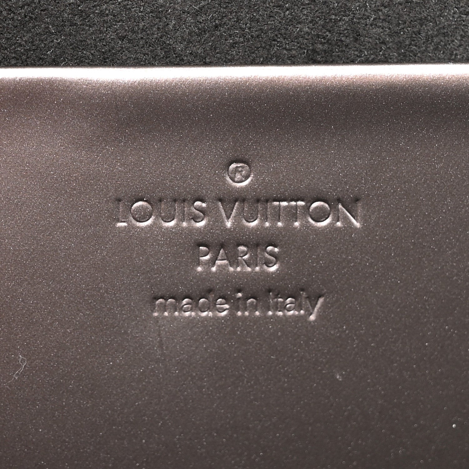 Louis Vuitton Vernis Epi Monogram Wynwood Metallic Taupe Grey 6 of 9