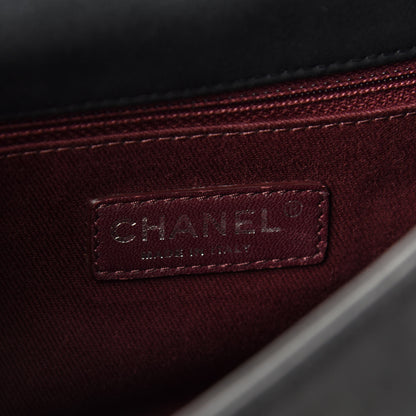 Chanel Calfskin Diamond Embossed New Chic Flap Black 6 of 11