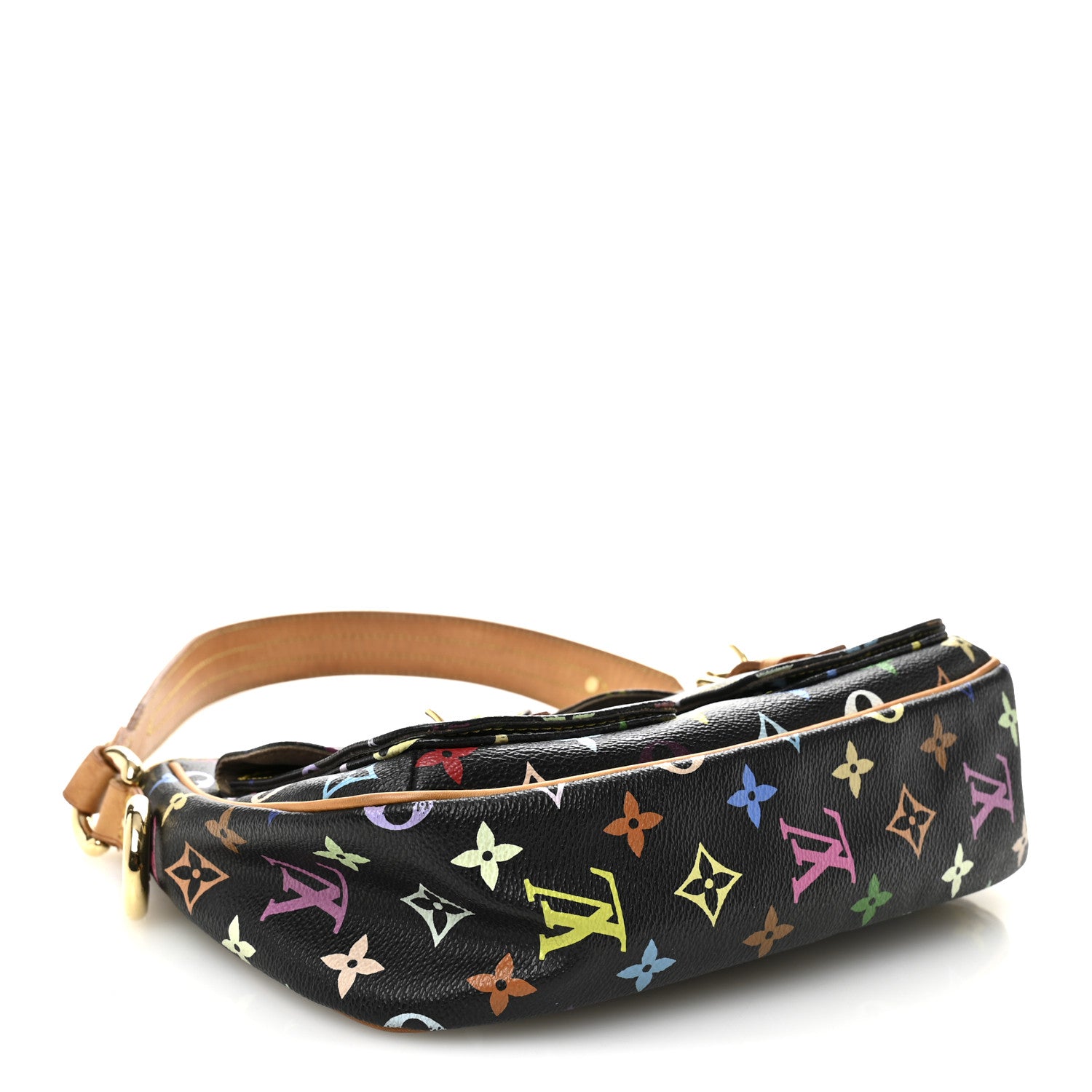 Louis Vuitton Monogram Multicolor Lodge PM Black 4 of 10