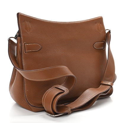 Hermes Taurillon Clemence Jypsiere 31 Gold 3 of 12