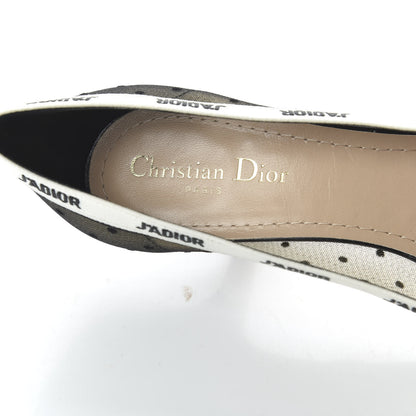 Christian Dior Plumetis Ribbon J'Adior 65mm Pumps 40.5 Black Nude 7 of 9
