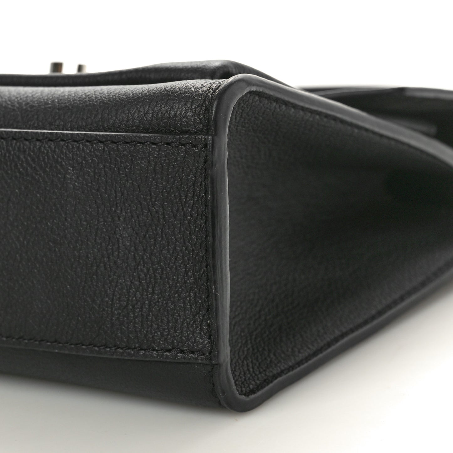 Soft Calfskin Mylockme Chain Bag BB Black