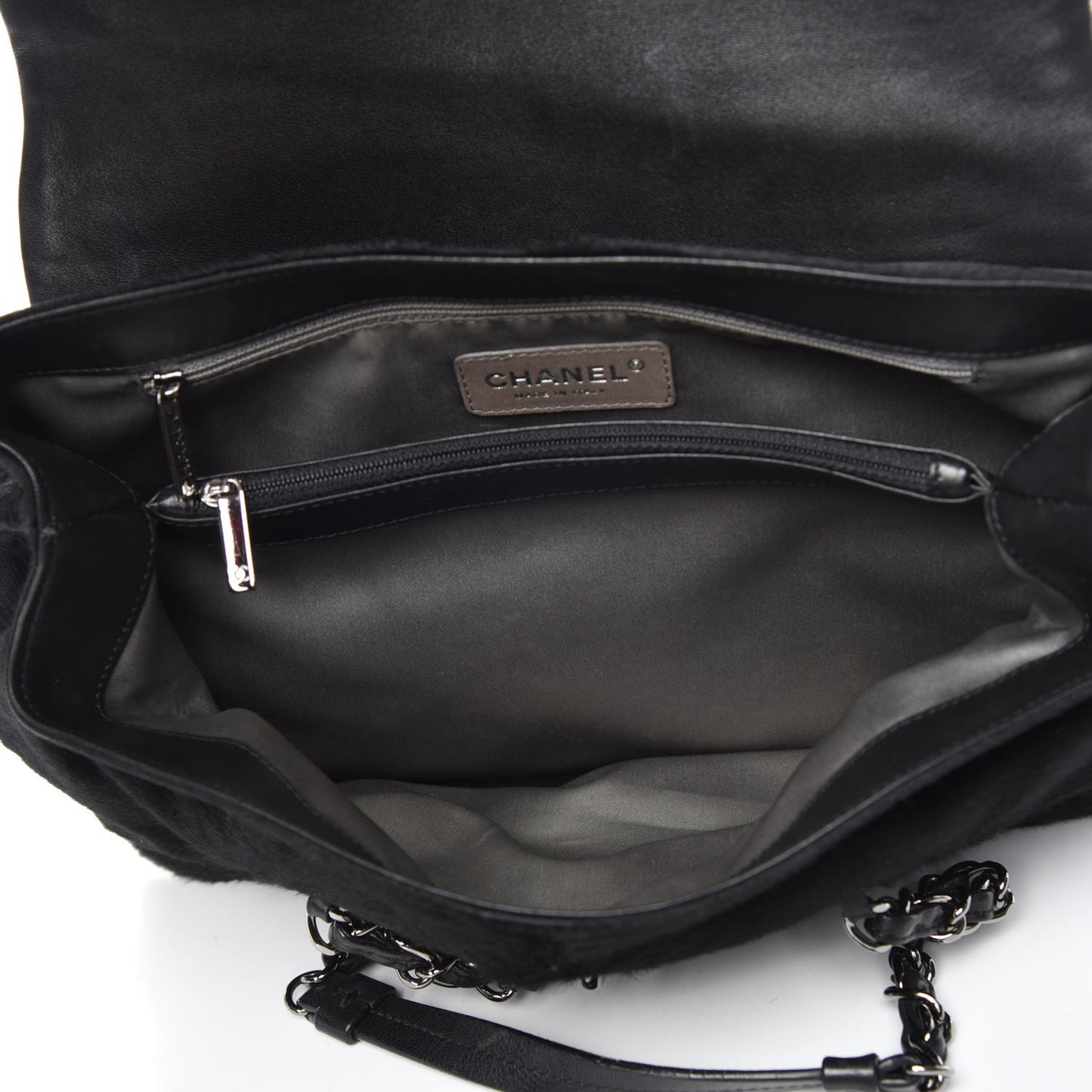 Pony Hair Sharpei Flap Black
