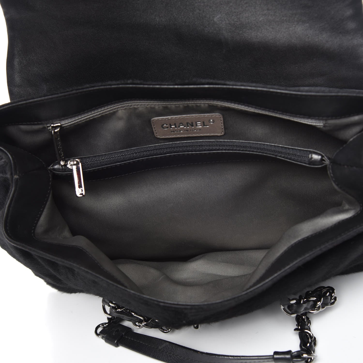 Chanel Pony Hair Sharpei Flap Black 5 of 11