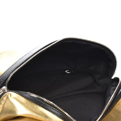 Saint Laurent Nylon Metallic Hunting Backpack Gold 8 of 10