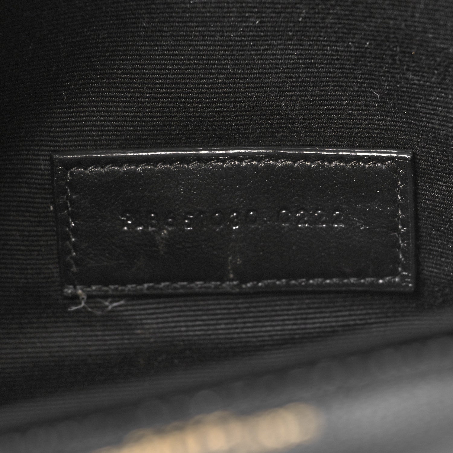 Saint Laurent Grain De Poudre Textured Mixed Matelasse Triquilt Monogram Clutch Black 7 of 11
