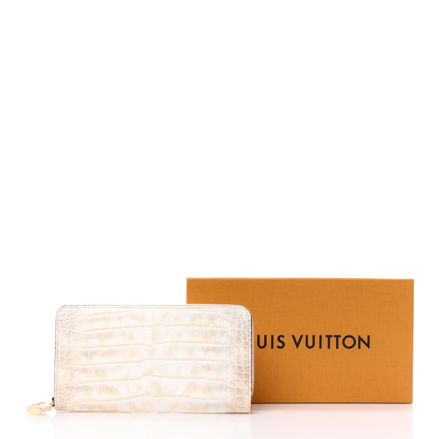 Louis Vuitton Crocodile Zippy Wallet Pearl 12 of 12