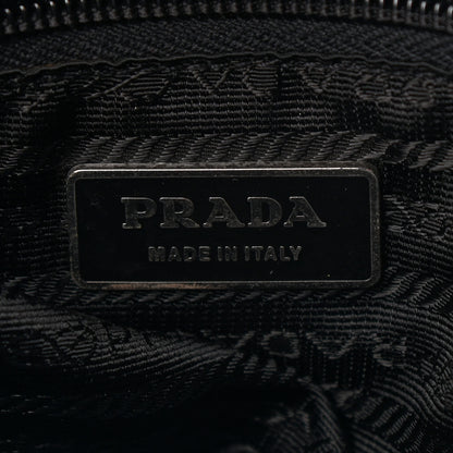 Prada Tessuto Nylon Saffiano Messenger Bag Black 5 of 8