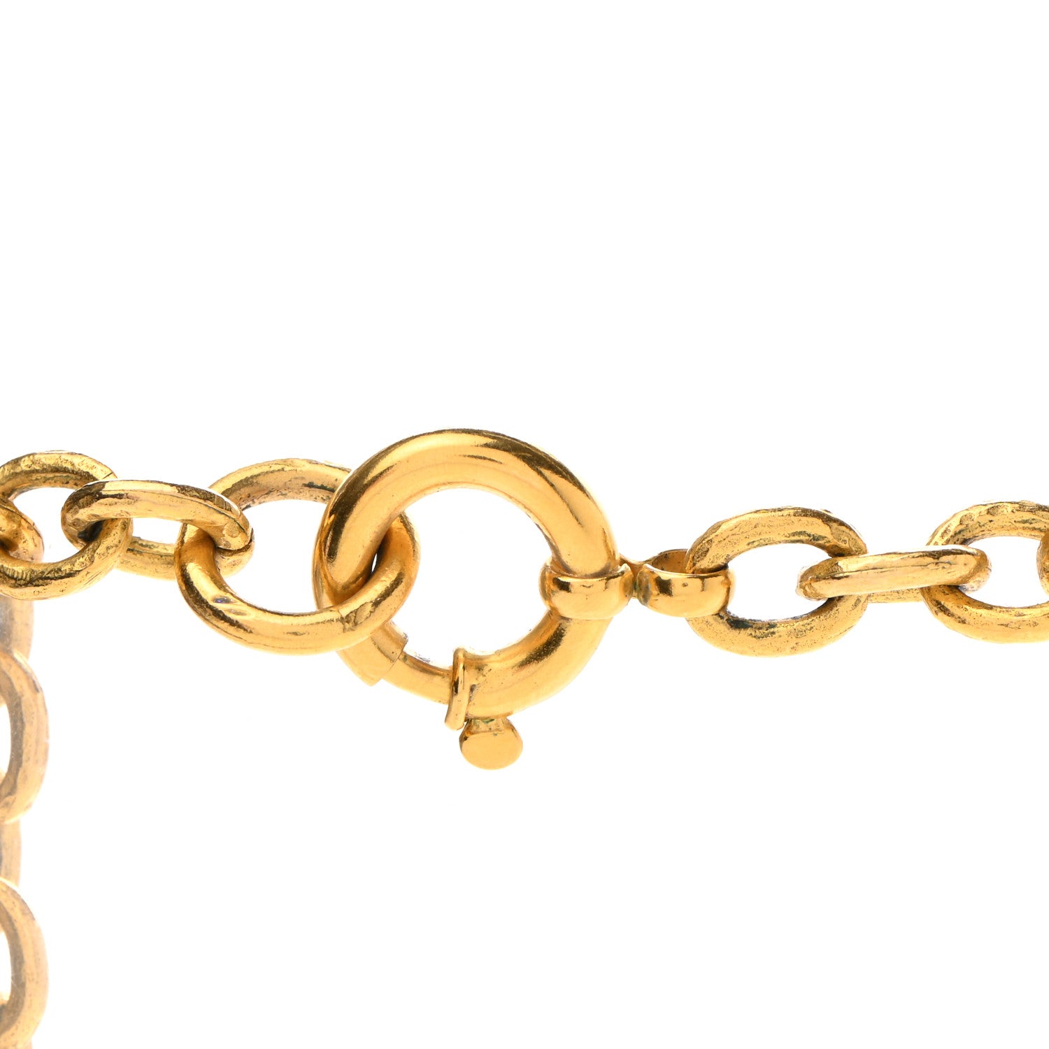 Chanel Long CC Cross Pendant Necklace Gold 4 of 6