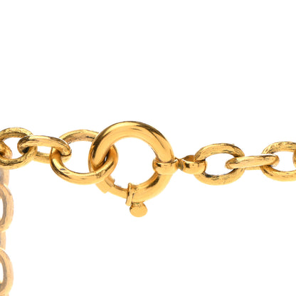 Chanel Long CC Cross Pendant Necklace Gold 4 of 6