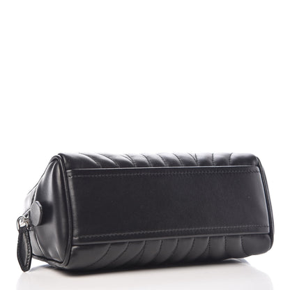 Prada Soft Calfskin Diagramme Wristlet Pouch Bag Black 4 of 8