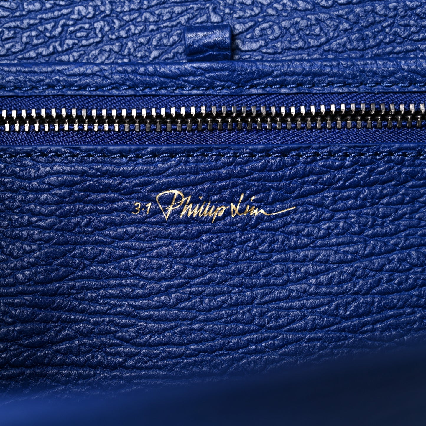 Textured Calfskin Pashli Backpack Cobalt
