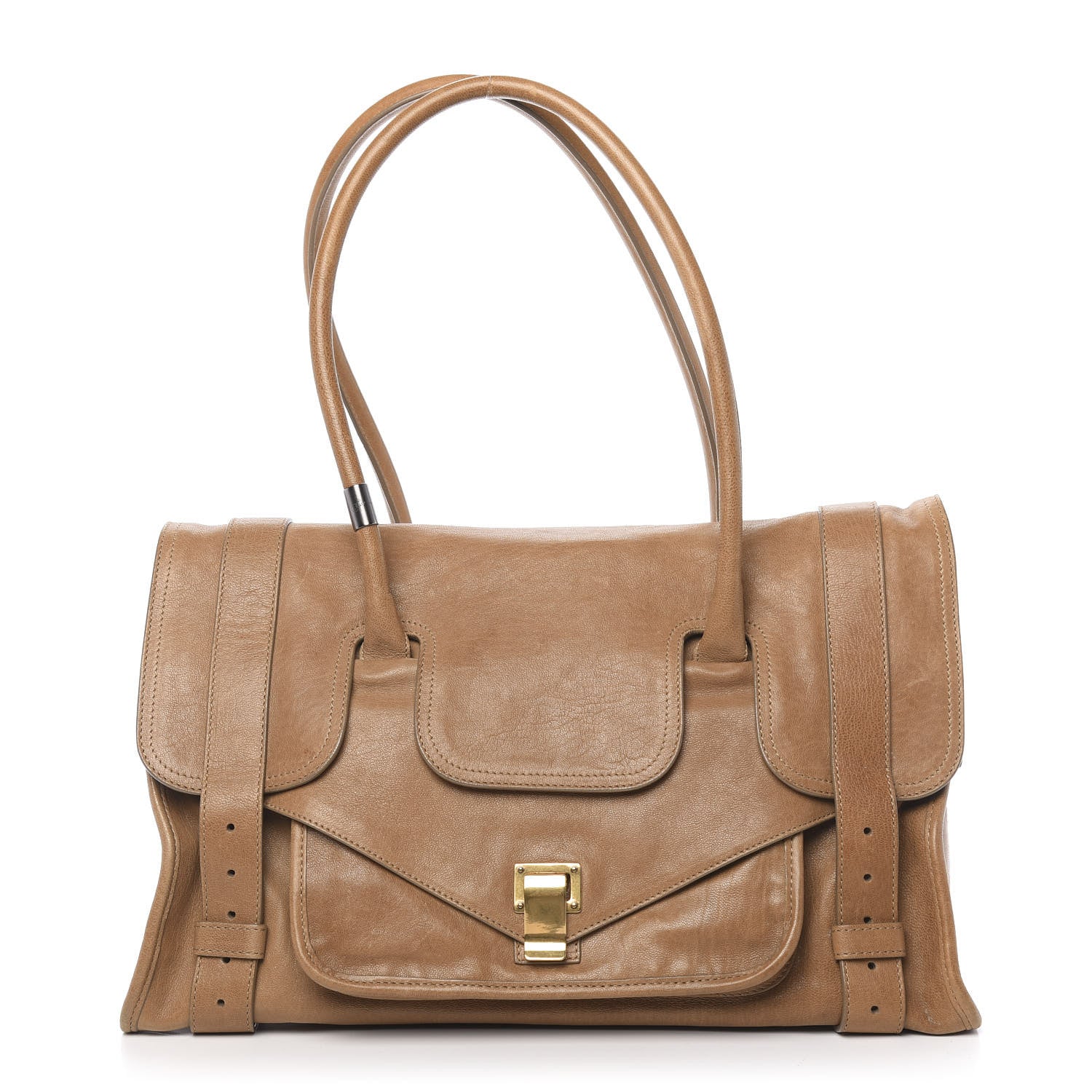 Proenza Schouler Lambskin PS1 Small Keep All Birch 1 of 13