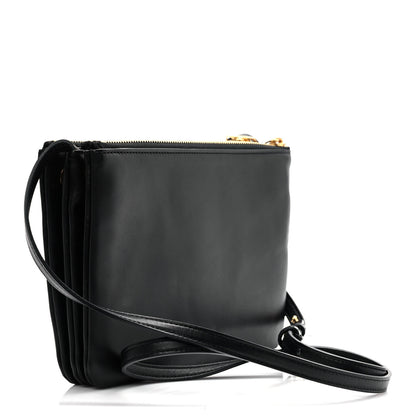 Celine Lambskin Small Trio Crossbody Bag Black 3 of 10