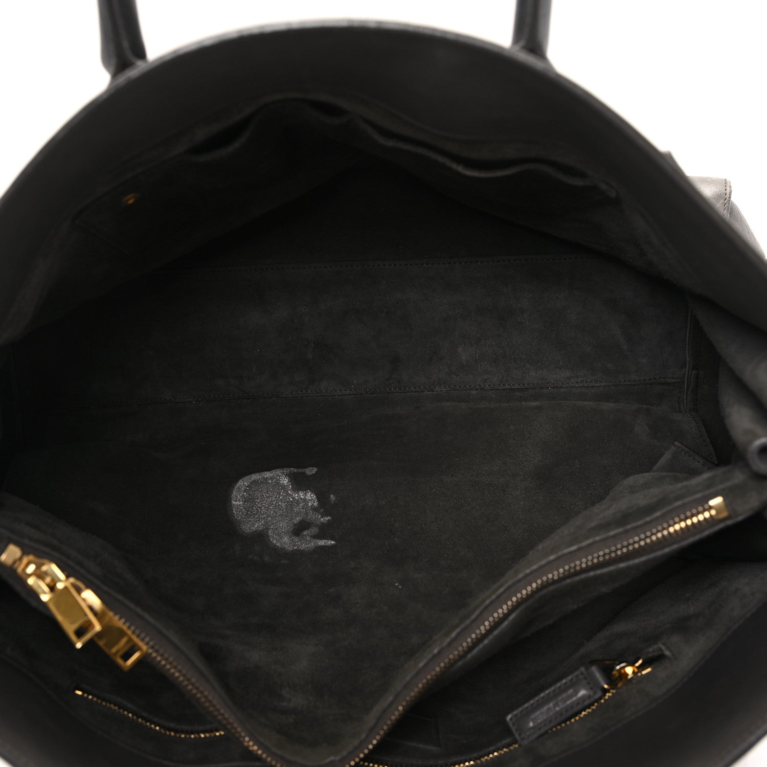 Saint Laurent Calfskin Large Sac de Jour Carryall Grey 6 of 14