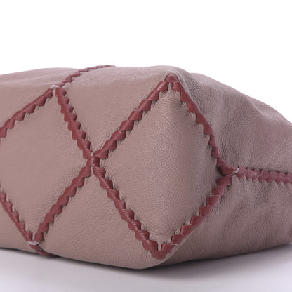 Bottega Veneta Cervo Lavato Deerskin Hobo Deco Rose Baccarra Rose 7 of 9