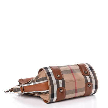Burberry House Check Tote Dark Tan 4 of 9