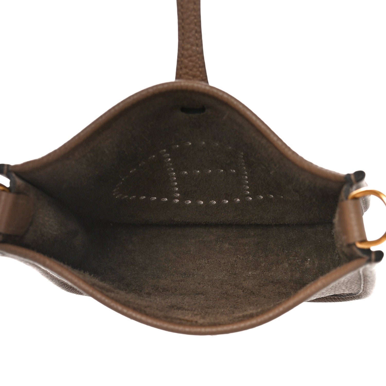 Hermes Taurillon Clemence Amazone Evelyne TPM Beige De Weimar Gris Etain 5 of 10