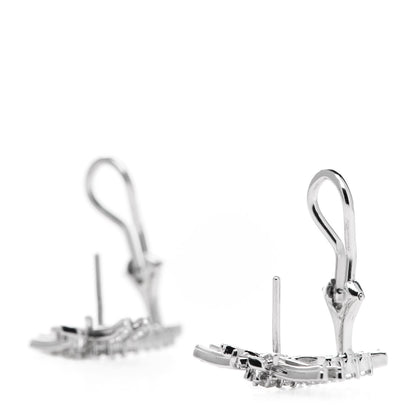 Tiffany Platinum Diamond Dragonfly Earrings 4 of 5