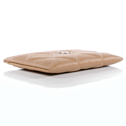 Chanel Caviar Quilted Card Holder Beige 3 of 8