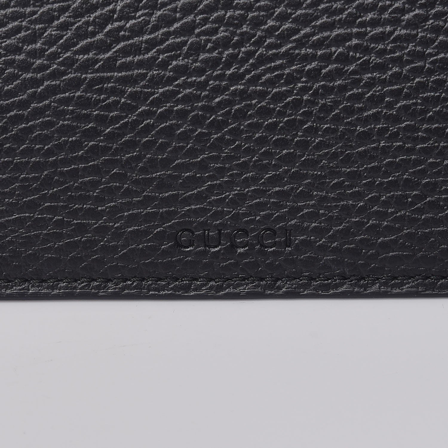 Gucci Pebbled Calfskin Kingsnake Print Clutch Black 8 of 9
