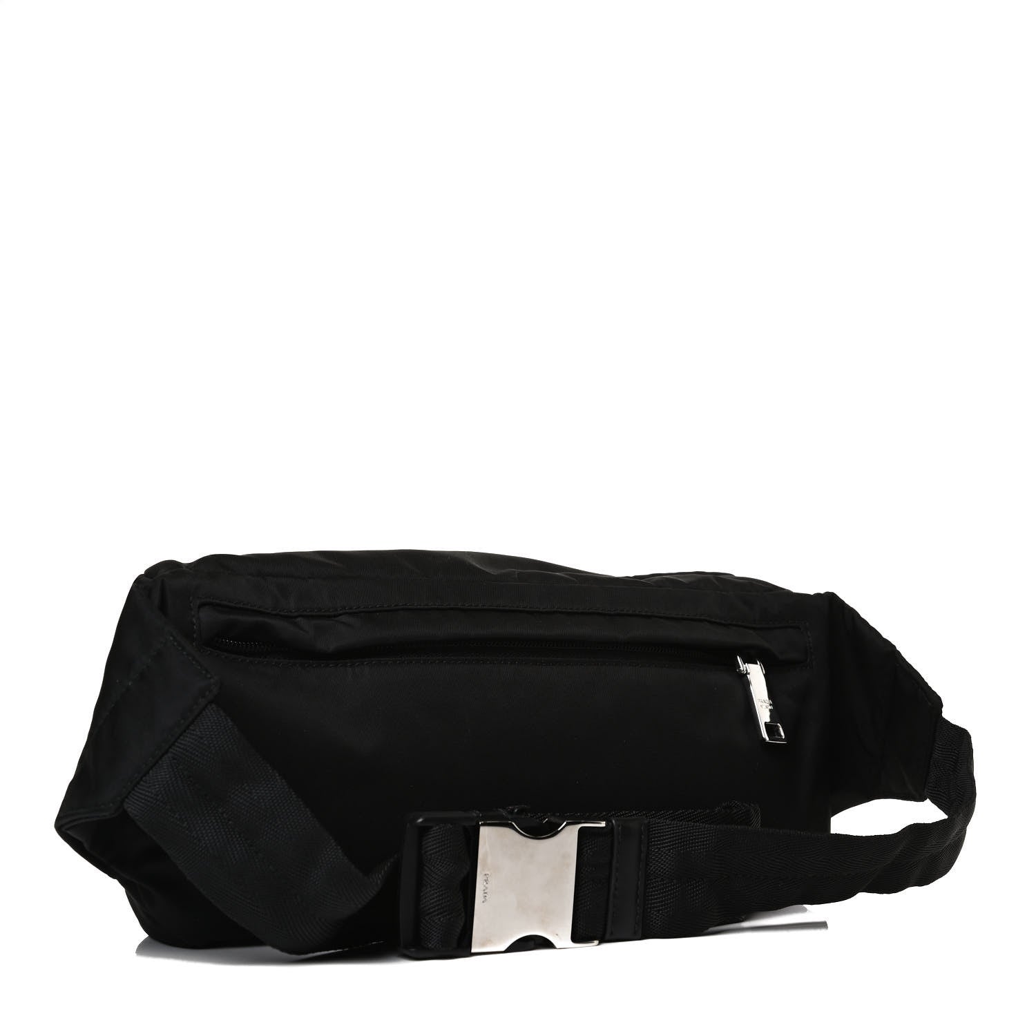 Prada Tessuto Nylon Belt Bag Black 2 of 14