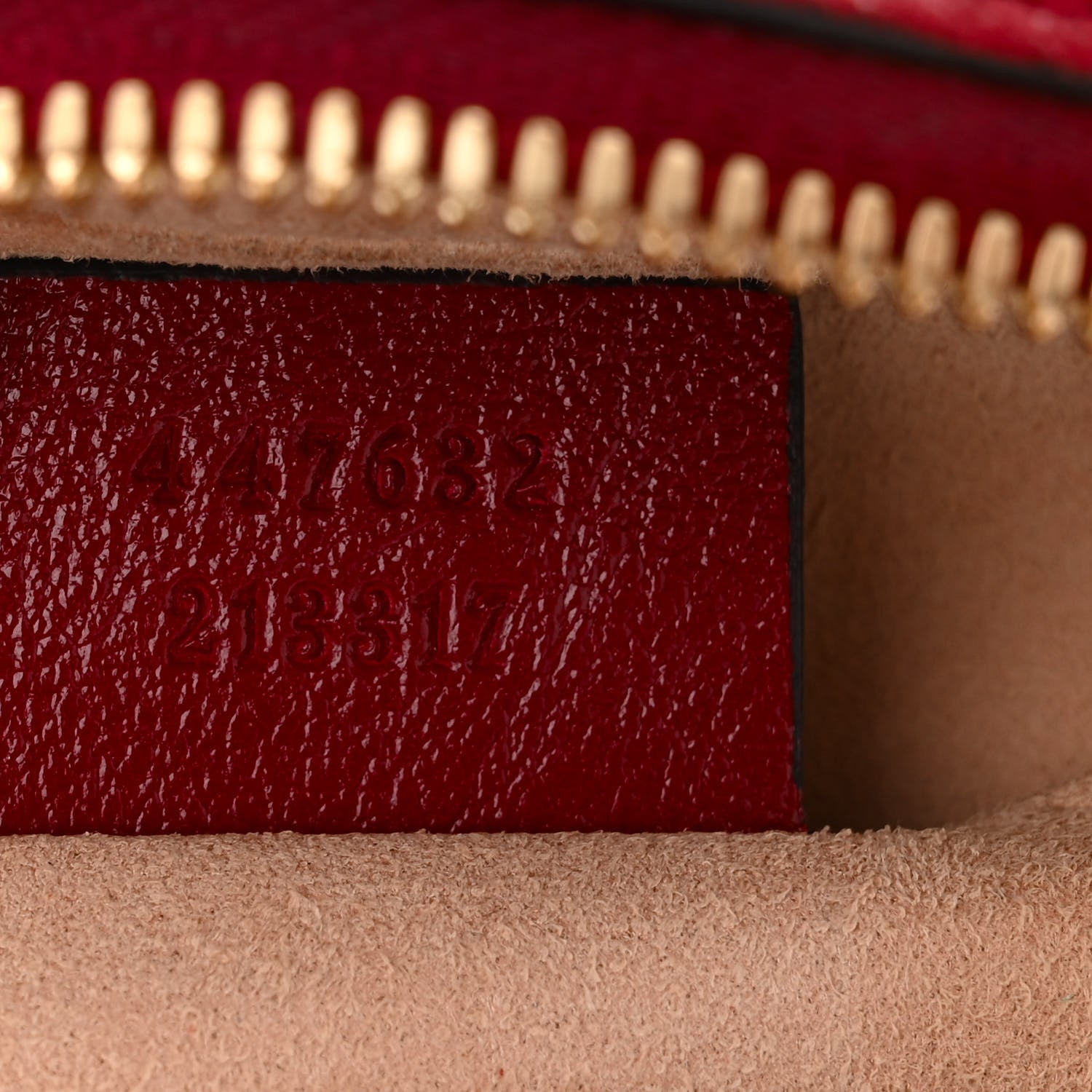 Gucci Monogram Azalea Calfskin Matelasse Diagonal Small GG Marmont Chain Shoulder Bag Beige Ebony New Cherry Red 7 of 11