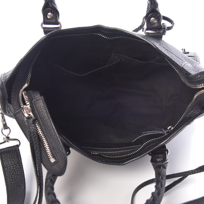 Balenciaga Vibrato Calfskin Classic Silver Hardware S City Black 6 of 14
