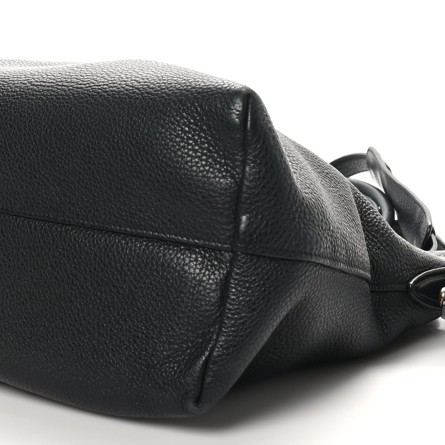 Prada Vitello Daino Tote Black 9 of 10