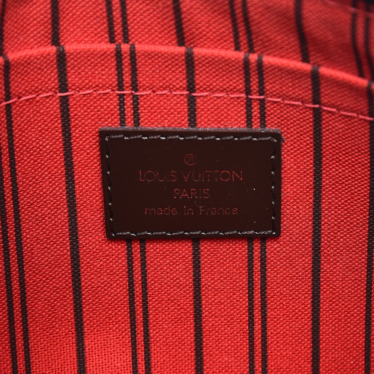 Louis Vuitton Damier Ebene Neverfull MM GM Pochette 6 of 8