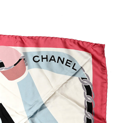 Chanel Silk Square Scarf Multicolor 2 of 3