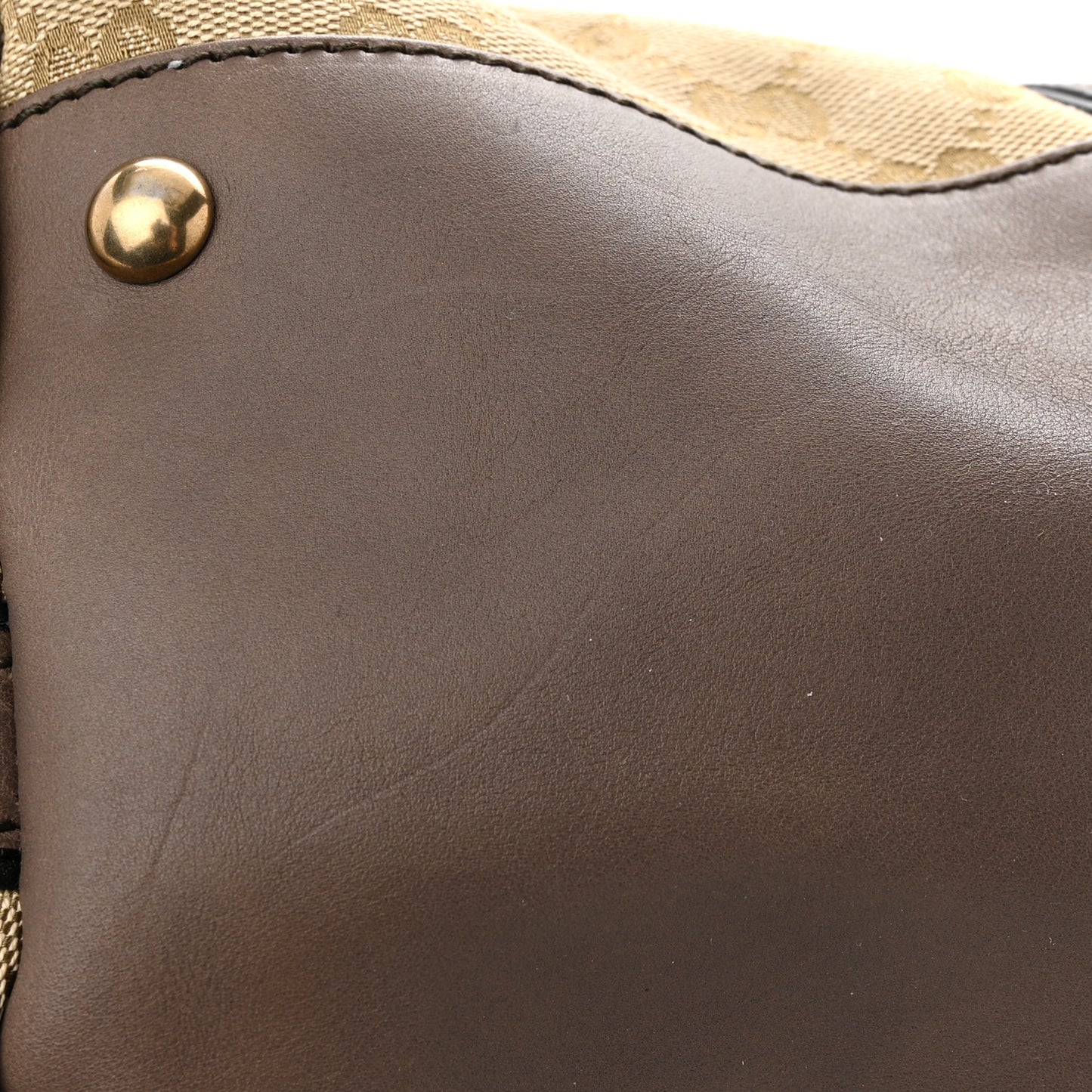 Monogram Web Medium Rania Top Handle Bag Brown