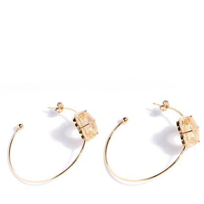 Louis Vuitton A La Folie Hoop Earrings Gold 1 of 4