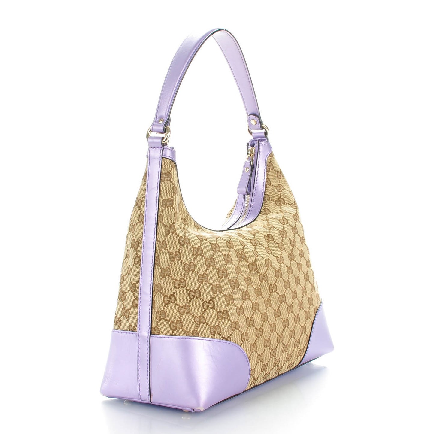 Monogram Medium Lovely Heart Hobo Lavender