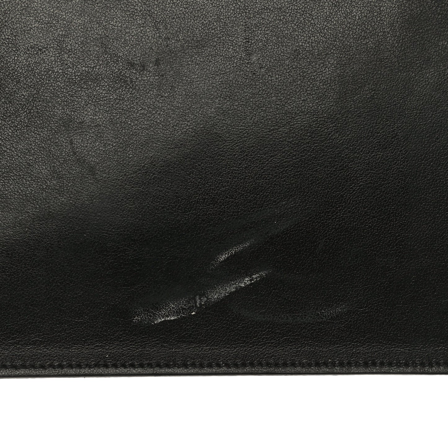 Grained Calfskin Baby Sac De Jour Black