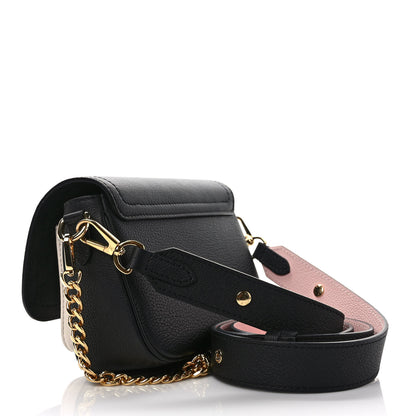 Louis Vuitton Grained Calfskin Lockme Tender Black 3 of 9