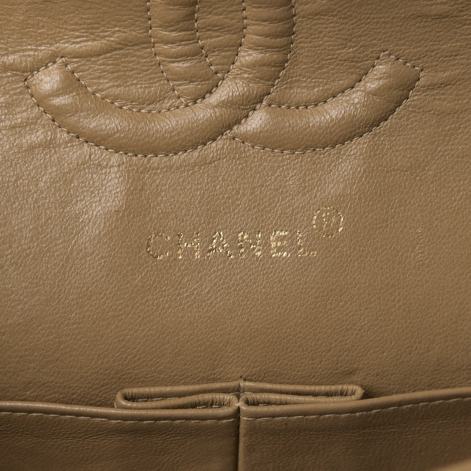 Chanel Lambskin Quilted Medium Double Flap Beige 6 of 22