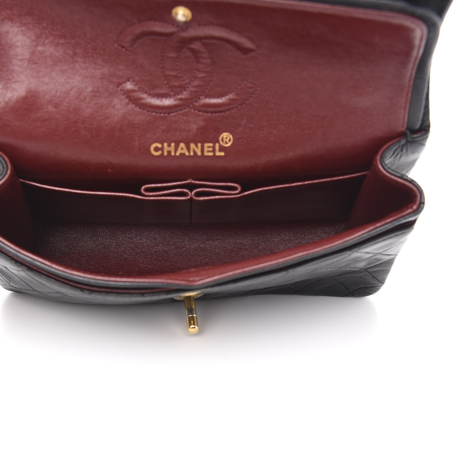 Chanel Lambskin Quilted Small Double Flap Black 5 of 17