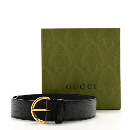 Gucci Textured Dollar Calfskin 40mm Belt 85 34 Black 8 of 8