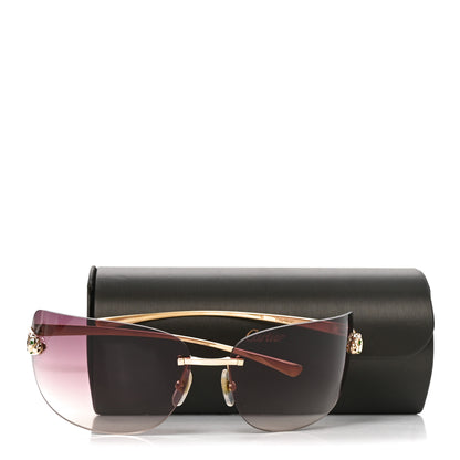Cartier Metal Rimless Panthere De Cartier Sunglasses CT0266S Gold 7 of 7