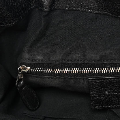 Balenciaga Agneau Giant 12 Silver Hardware Mini Pompon Black 11 of 13