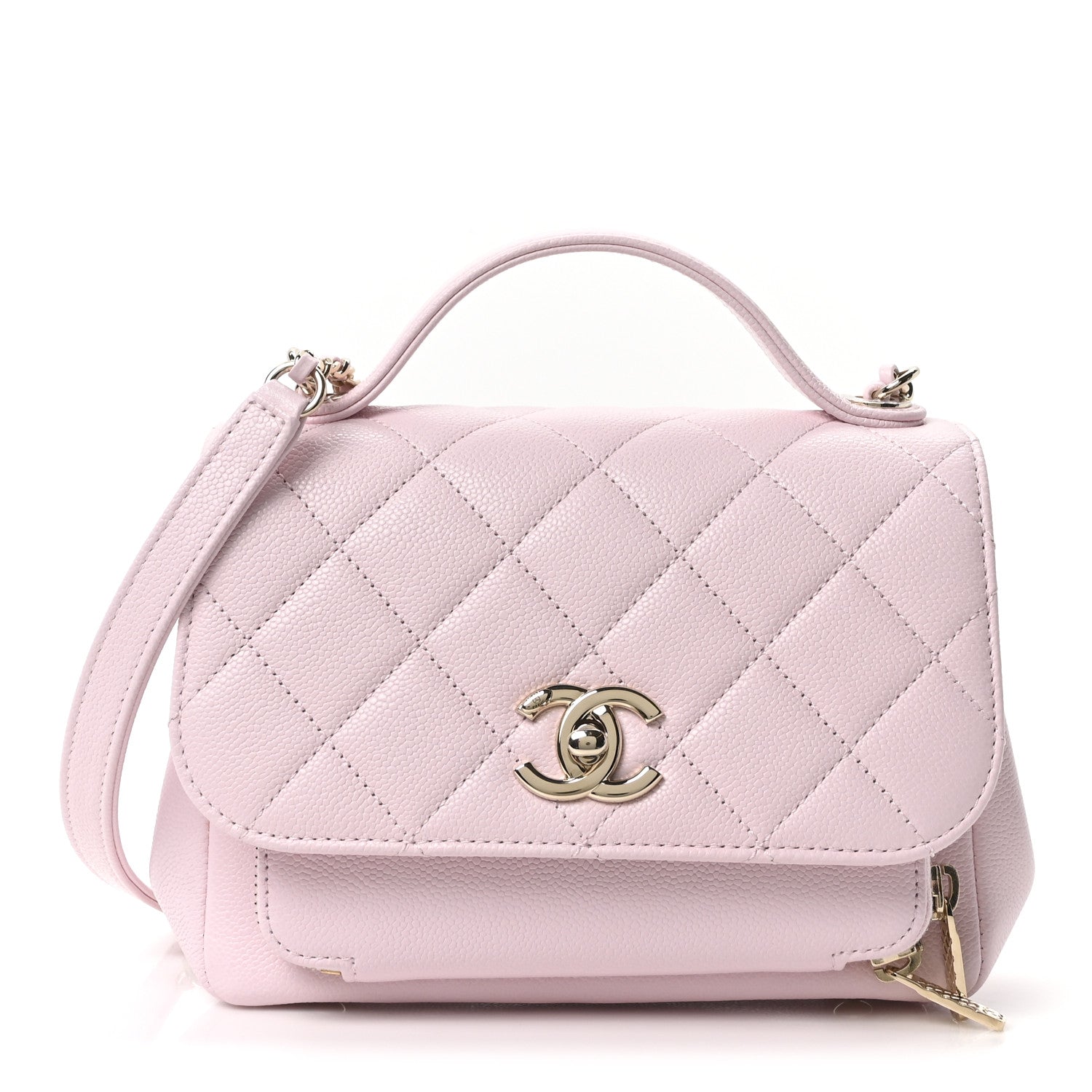 Chanel Caviar Quilted Mini Business Affinity Flap Light Pink 1 of 11