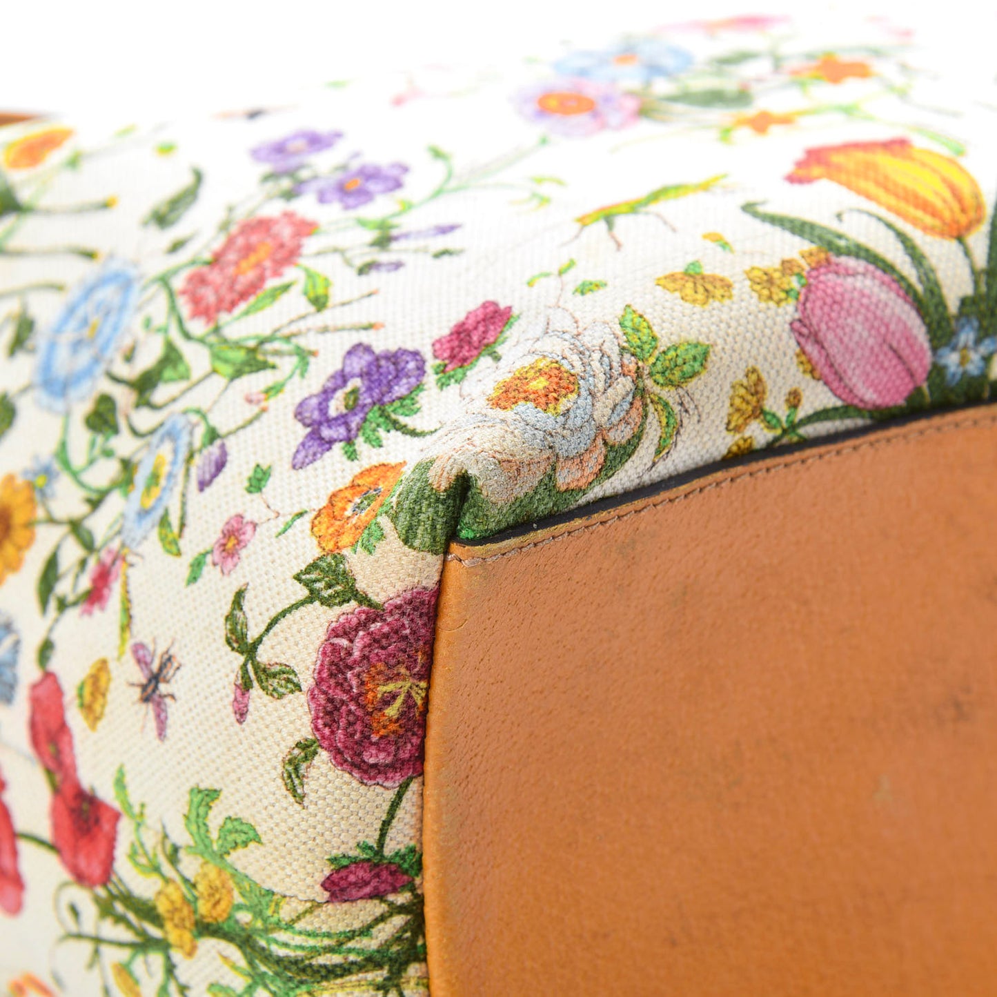Canvas Large Floral Flora Joy Tote Yellow