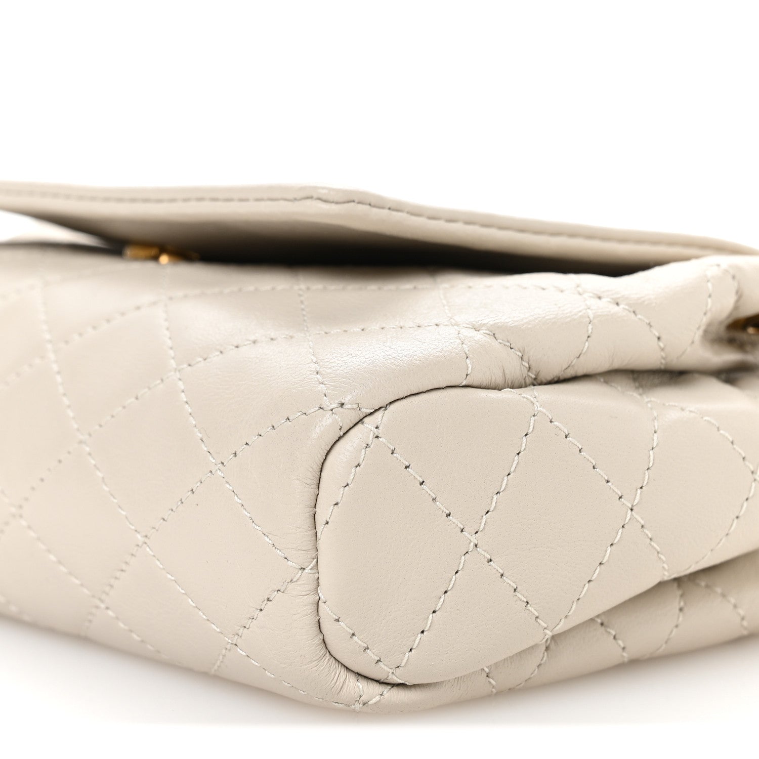 Saint Laurent Lambskin Quilted Monogram Mini Nolita Crema Soft 10 of 10