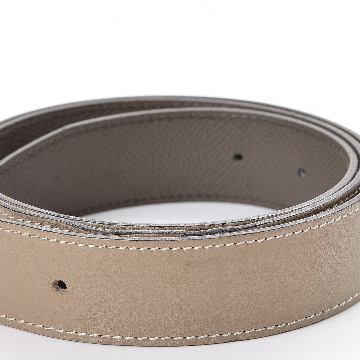Swift Epsom Belt Strap 90 Etoupe Etain